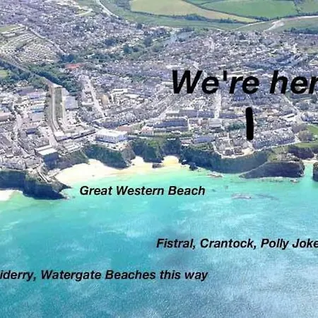 Flip Flop Flat, Sea Views, Short Stroll To Beaches Newquay  Exterior photo
